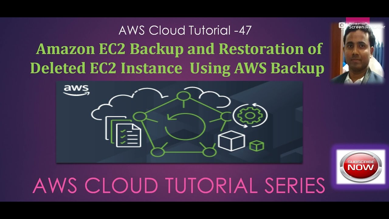 AWS Cloud Tutorial -47- Amazon EC2 Backup and Restoration of Deleted ...