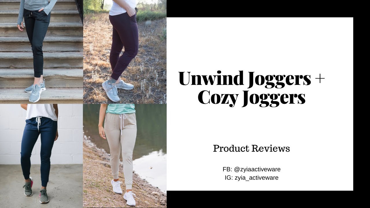 Cozy Vs Unwind Jogger ZYIA Active Product Reviews 