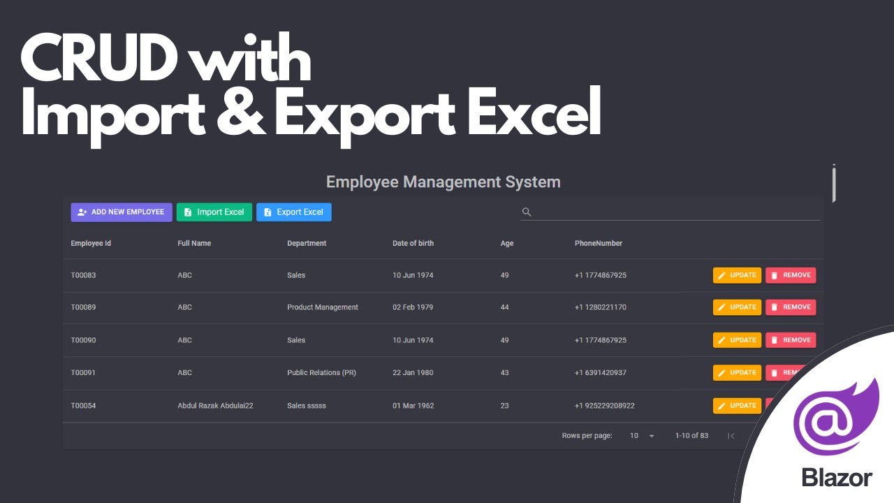 [Beginner Friendly] Blazor CRUD with Import & Export Excel Part 5 - YouTube