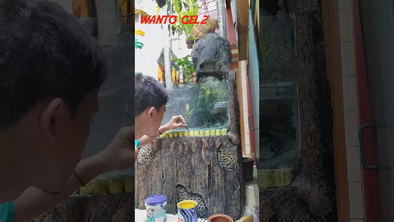  Cara  mengecat  taman kolam  ikan  YouTube