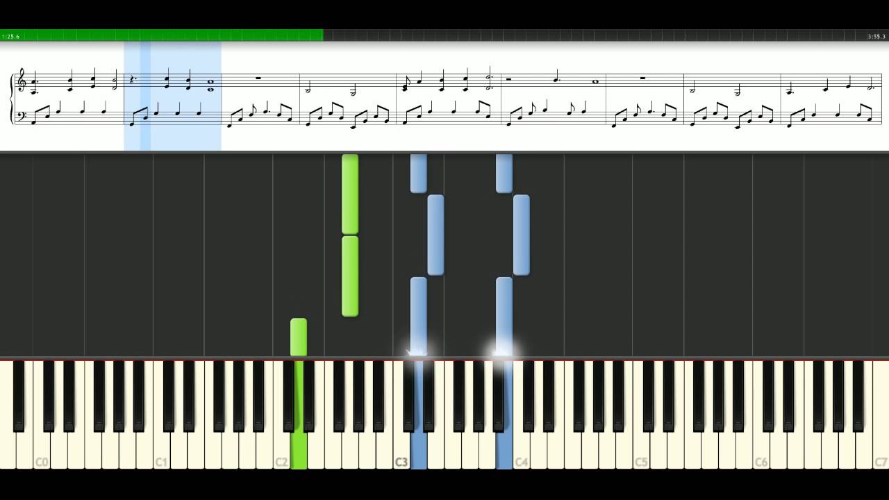 Evanescence - The last song i'm wasting on you [Piano Tutorial] Synthesia