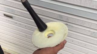 パルスエアーが出るトルネードガンで車磨きのバフを掃除