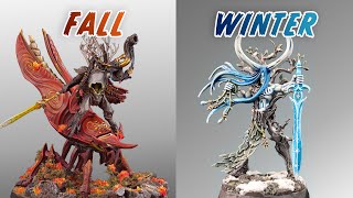 How to Paint Amazing Warhammer with SEASONS!!