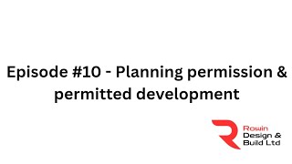 Do You Need Planning Permission? | Permitted Development Explained 2026