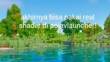 akhirnya bisa pakai real shader di pojavlauncher | bukan zink vulkan