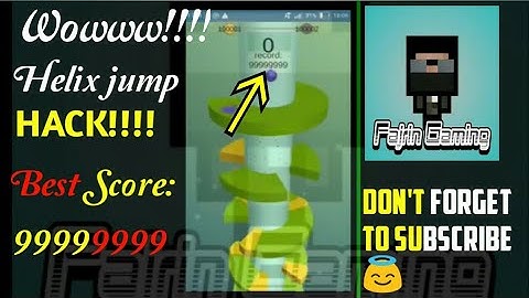 WOWWWW!!!!!!😱😱😱 HACK HELIX JUMP BEST SCORE 9999999999