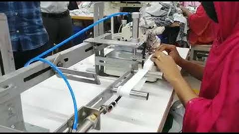 No need to mark, cut & sew elastic. One Operator is enough for this operation by using this device.