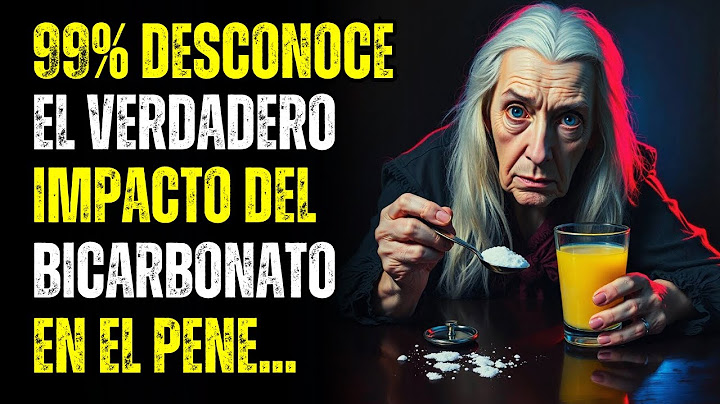 Solo el 1% de los ADULTOS MAYORES conoce el PODER REAL del BICARBONATO de SODIO