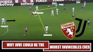 Why Juventus Could Be The Worst Invincibles Ever: Torino 1-1 Juventus | Tactical Analysis