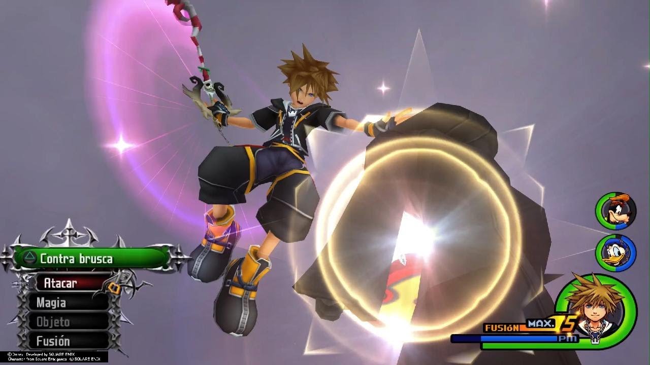 KINGDOM HEARTS - HD 1.5+2.5 ReMIX  sora vs marluxia.