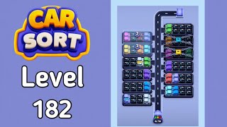 Car Sort: Color Puzzle Level 182 Walkthrough Solution