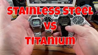 Titanium vs Stainless Steel