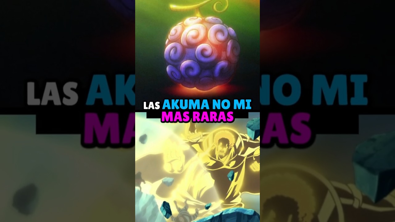 ¡¡Este es el TIPO de FRUTA del DIABLO más RARA!! #OnePiece #Luffy #Anime