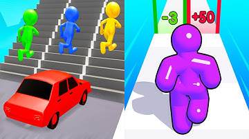 Shape shifting VS Tall Man Run - All Level Gameplay Walkthrough Android iOS Ep3