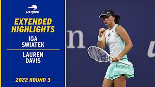 Iga Swiatek vs. Lauren Davis Extended Highlights | 2022 US Open Round 3