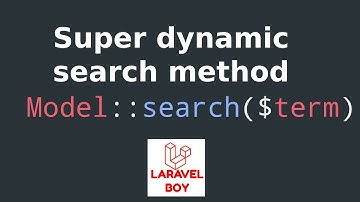 Laravel Search Trait: Building a Dynamic and Intelligent Search Engine #laravel #php #freepalestine