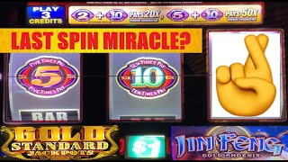 2x 5x 10x Bonus Times + Gold Standard Jackpots + Jin Feng Gold Phoenix slot play! Casino Slots!