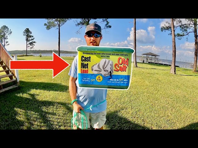 How to Throw a Cast Net  8' Betts Old Salt 