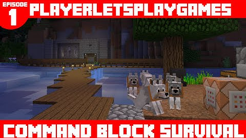 Command Block Survival :: Our first command! :: Episode 1