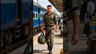 Indian Army soldier rescue shopkeeper from criminal #shorts #ai #trending