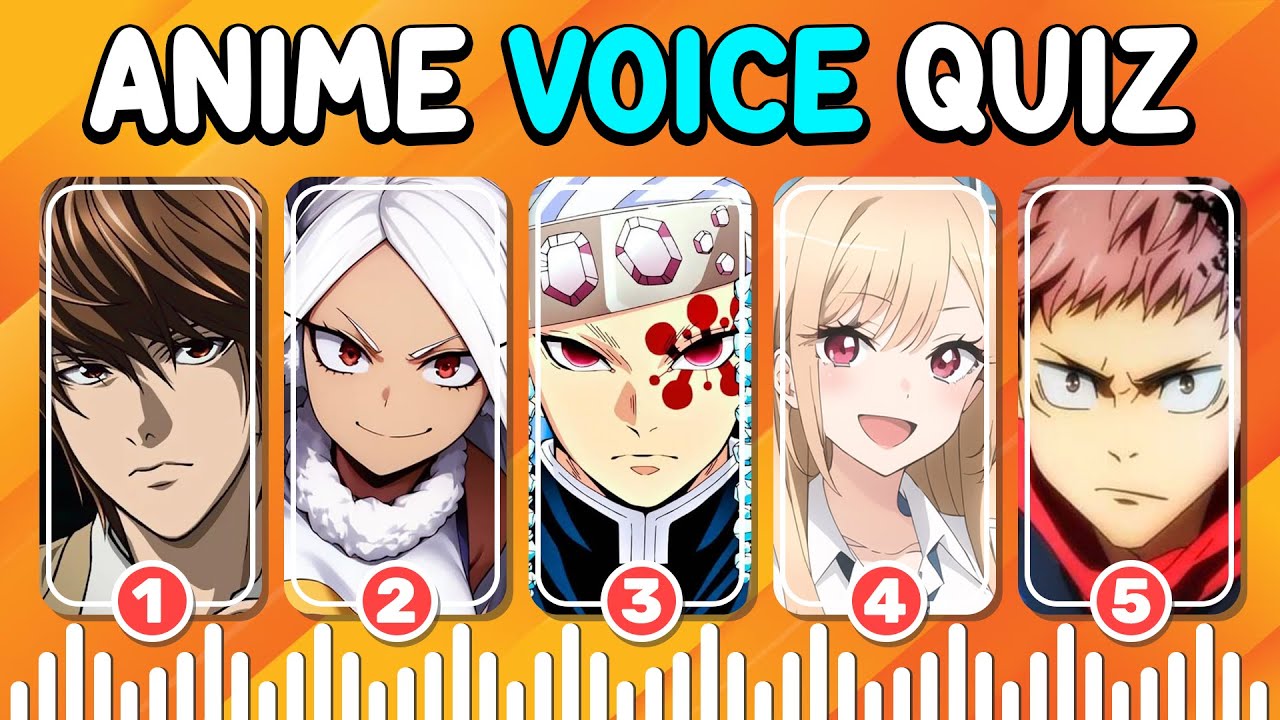 ANIME VOICE QUIZ 🗣️🕹️ Guess the anime character voice