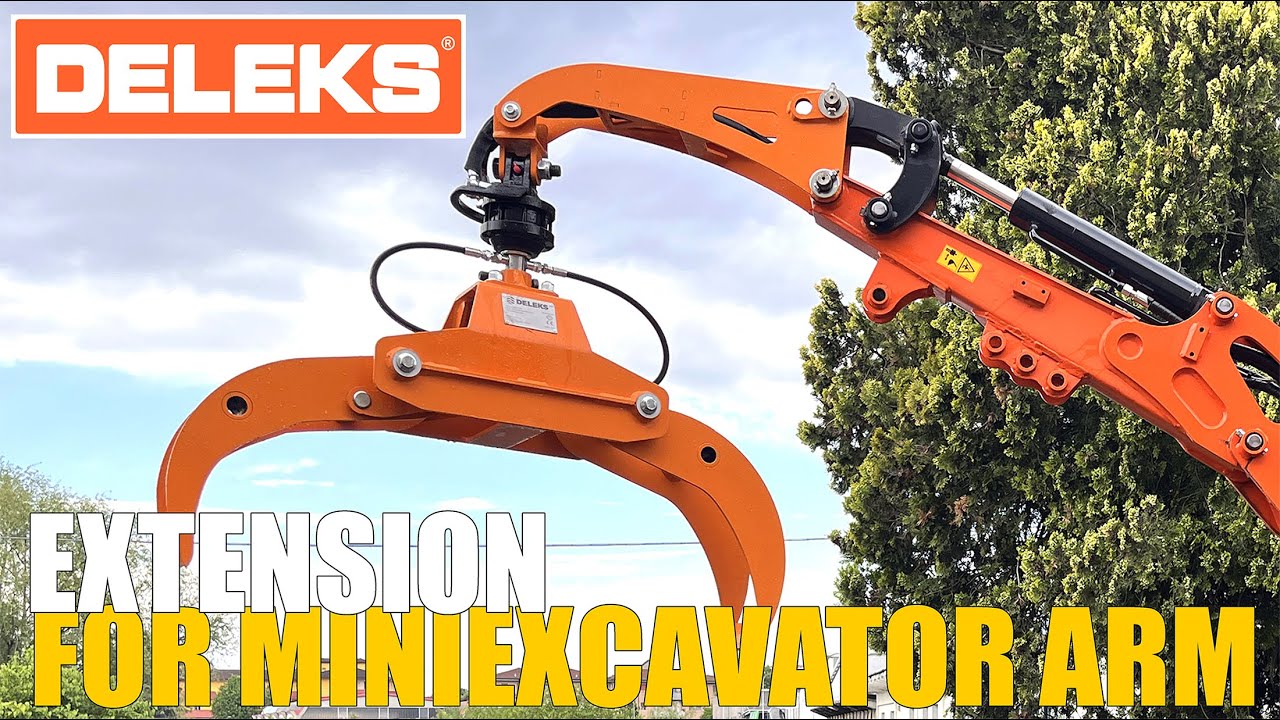 DELEKS Prolunga per braccio miniescavatore