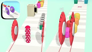 Twin Slicer ​- All Levels Gameplay Android,ios (Levels 129-131) screenshot 4