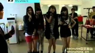 【中字】091009 4minute @ MTV 4minute Ep16