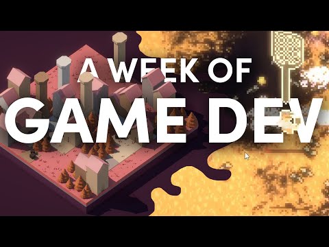 A Week of Indie Game Dev Progress in 4 minutes - Devlog