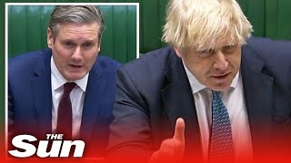 Live: Boris Johnson takes on Sir Keir Starmer for PMQs