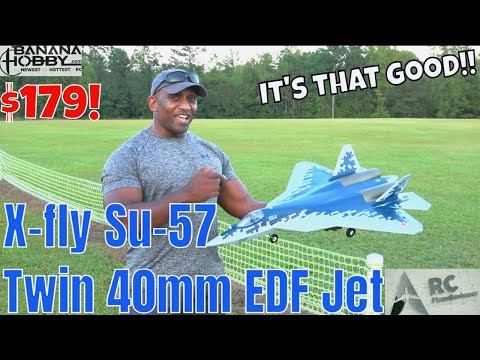 Unbelievable Value The 179 X Fly Su 57 Felon Twin 40mm EDF Jet