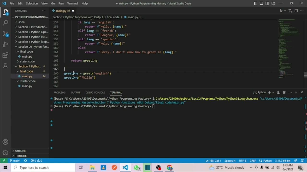 Mastering Python: Functions Returning Functions - YouTube