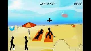 clickdeath beach walkthrough