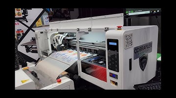 CobraFlex DTF Powder Printer Demo | EXT Fabrics | Impressions Expo 2023