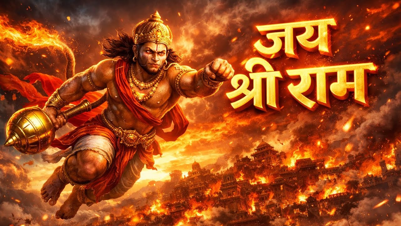 एक्शन + भक्ति का विस्फोट! 🔥 भगवान हनुमान की शक्ति – Hanuman Chalisa Full Cinematic 8K#HanumanChalisa