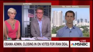September 1, 2015: Sen. Tom Cotton joins MSNBC's Morning Joe live from Tel Aviv, Israel