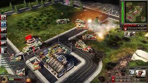 Red Alert 3 Generals Evolution Mod: China Gameplay vs USA 1 vs 1 Brutal Difficulty