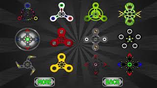 Fidget spinner spins like a flower. screenshot 5