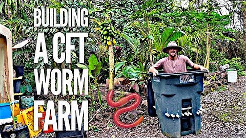 Building a Continuous Flow Through (CFT) Worm Farm