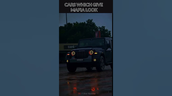 Car Which give Mafia looks | Car Jo Mafia look de #upguys