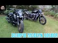 Cek SOUND - Duo Scorpio custom Modern Bobber Black Metal - By. nyleneh Custom Garage