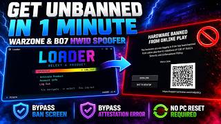 Warzone HWID Spoofer 2026 – Bypass Hardware Ban & Attestation Error | No PC Reset