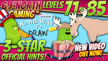 Dumb Ways To Draw | Level 71 72 73 74 75 76 77 78 79 80 81 82 83 84 85 | Season 3 | 3 Star | Hints