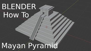 How To Create A Mayan Pyramid In Blender 2.8