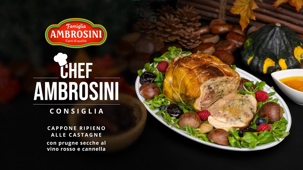 Tutti Ripieno Tutti a tavola - Cappone ripieno alle castagne - In cucina con Chef ...