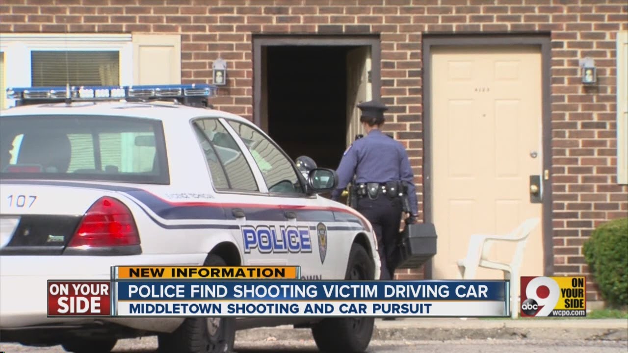 Shooting victim leads police on chase - YouTube
