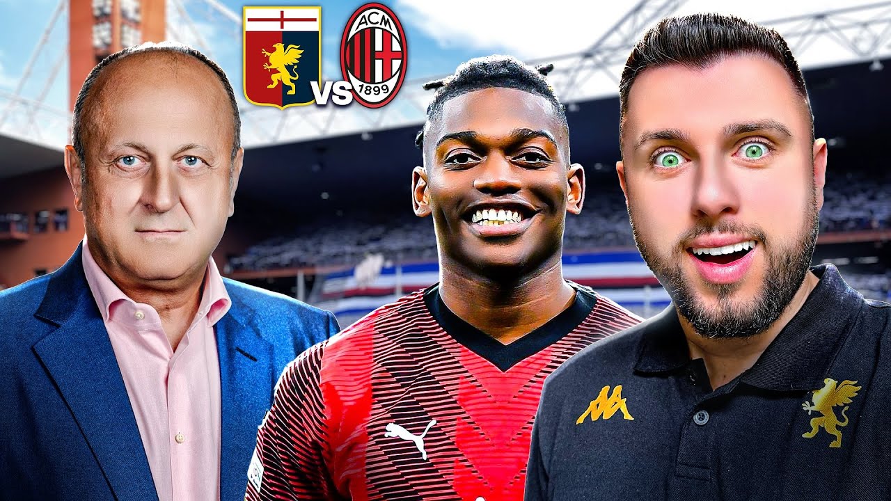 DAN ȘUCU M-A AJUTAT SĂ MĂ ÎNTÂLNESC CU RAFAEL LEÃO LA GENOA VS AC MILAN!! 😱