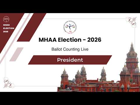 President - MHAA Election 2026| Counting Live
