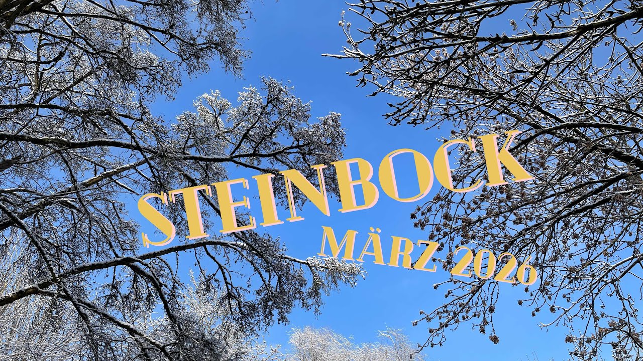 Steinbock ♑️ März 2026 ~ Die Ambivalenz einer neuen Gefühlslage 