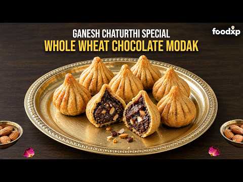 Chocolate Modak | चॉकलेट मोदक | Ganesh Chaturthi Special | Whole Wheat Modak Recipe